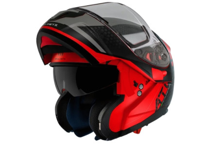 Мотошолом MT ATOM SV Adventure A5 Matt Red