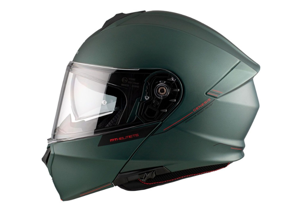 Придбати мотошолом MT Genesis SV SOLID A6 MATT GREEN: ціни