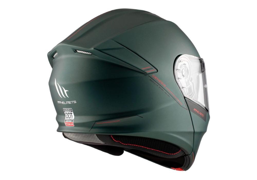 Придбати мотошолом MT Genesis SV SOLID A6 MATT GREEN: ціни