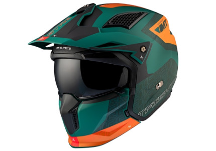 Мотошолом MT STREETFIGHTER SV S Totem C6 Matt Green ECE2206 Мотошолом MT STREETFIGHTER SV S Totem C6 Matt Green ECE2206