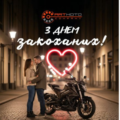 З Днем закоханих від мережі мотосалонів «Артмото»!