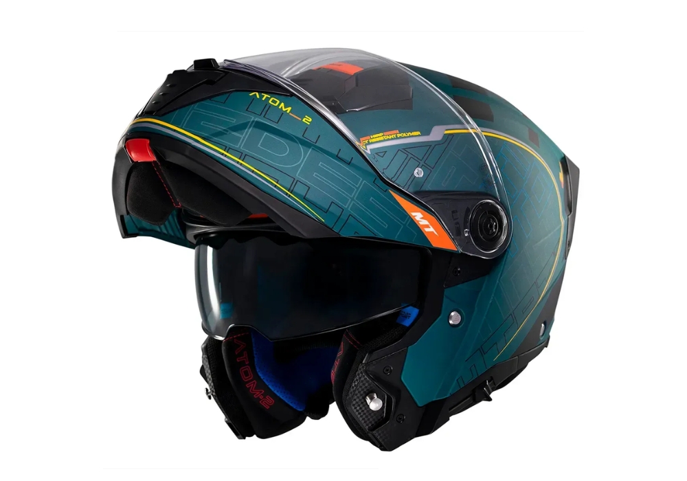 Придбати Мотошолом MT ATOM 2 SV DESTINY C6 Matt Green в АртМото